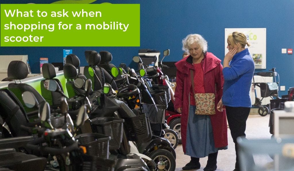 mobility scooter driving