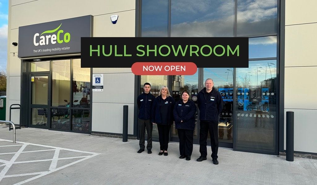 CareCo Hull mobility showroom opening day