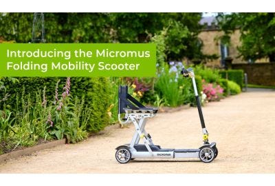 Micromus scooter on a driveway 