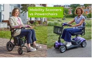 powerchair and mobility scooter