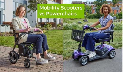 powerchair and mobility scooter