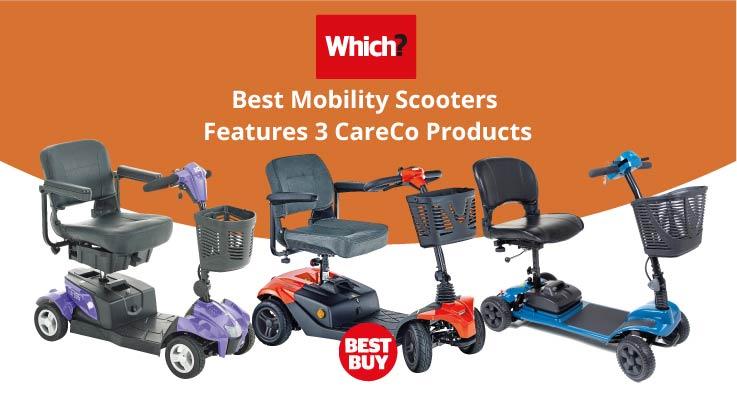 Which? Best Mobility Scooters Features 3 CareCo Products