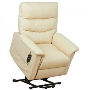 Kenmure Leather Heat & Massage Riser Recliner