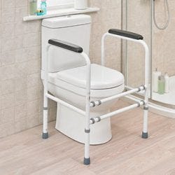 universal toilet frame