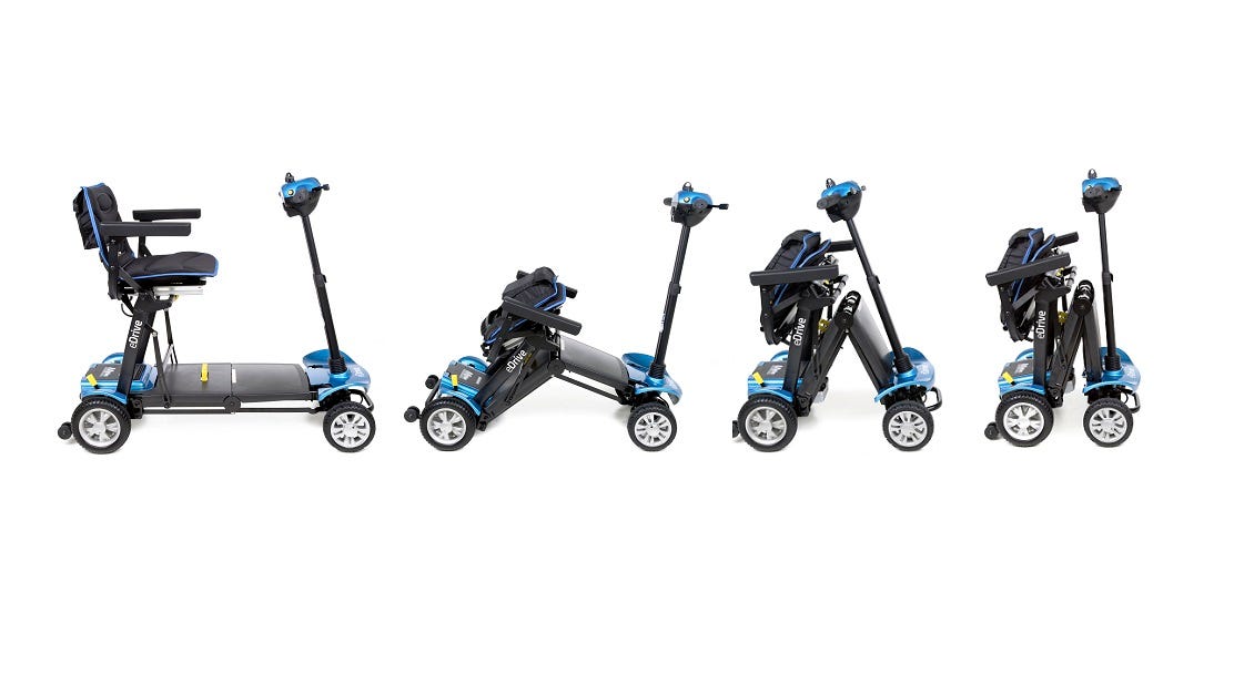 eDrive folding scooter