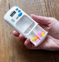 Med-Alert Pill Box with Timer