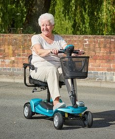 lady driving the Litech Air