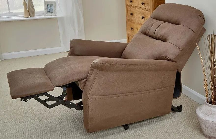 Save Space With a Wall Hugger Rise Recliner