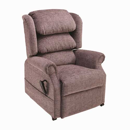 Recliner with independent back and footrest on sale