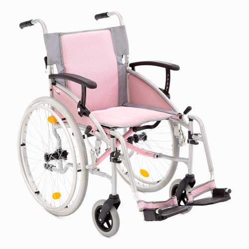 Pink wheelchair discount
