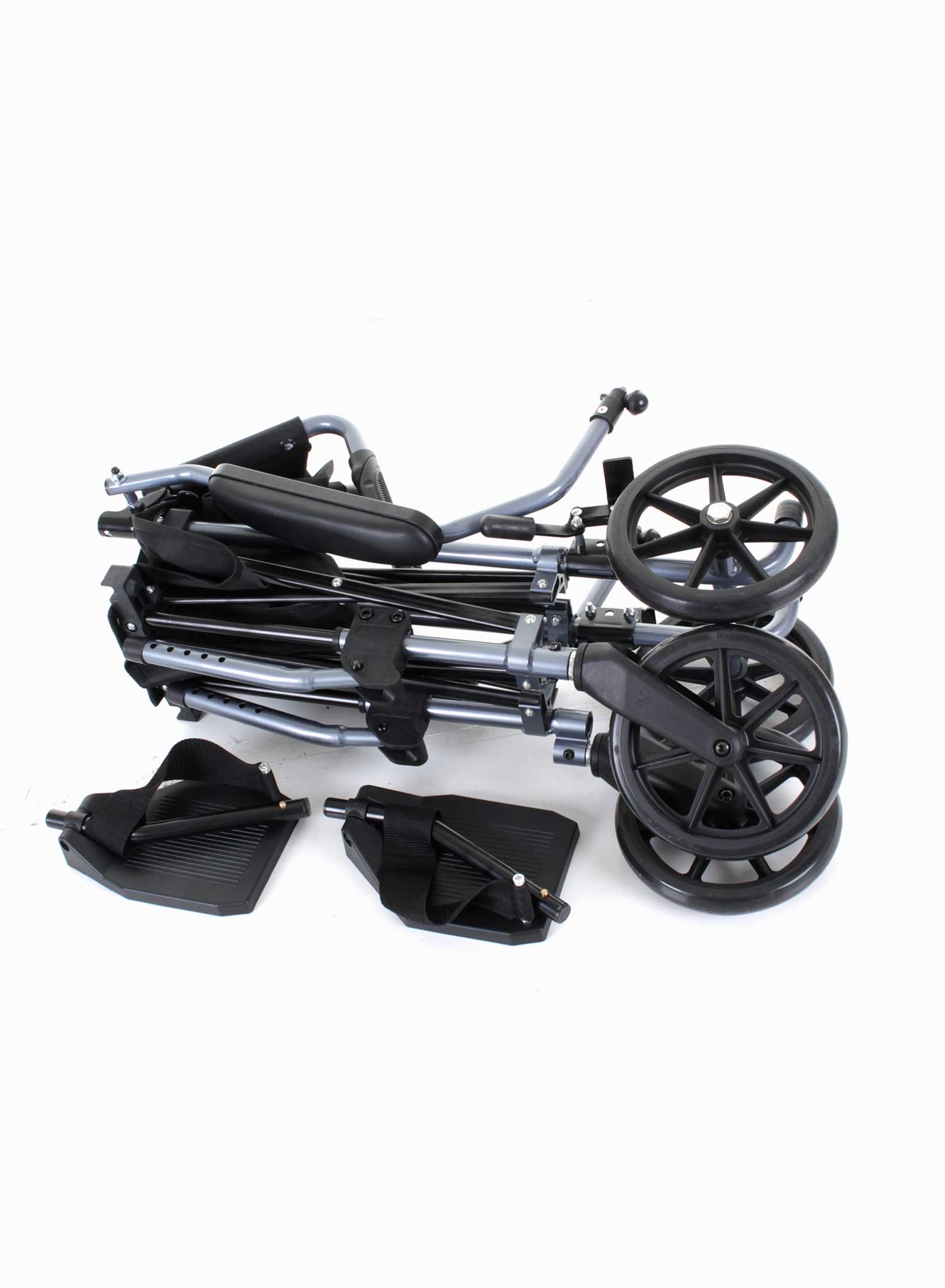 CareCo Fold and Go Wheelchair with Carry Bag
