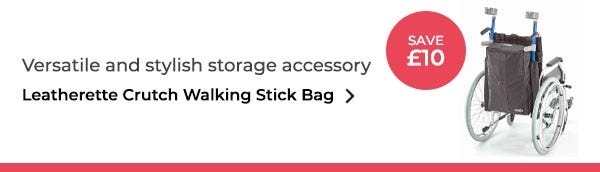 Leatherette Crutch Walking Stick Bag