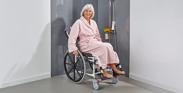 Luxury Shower Commode Chair
