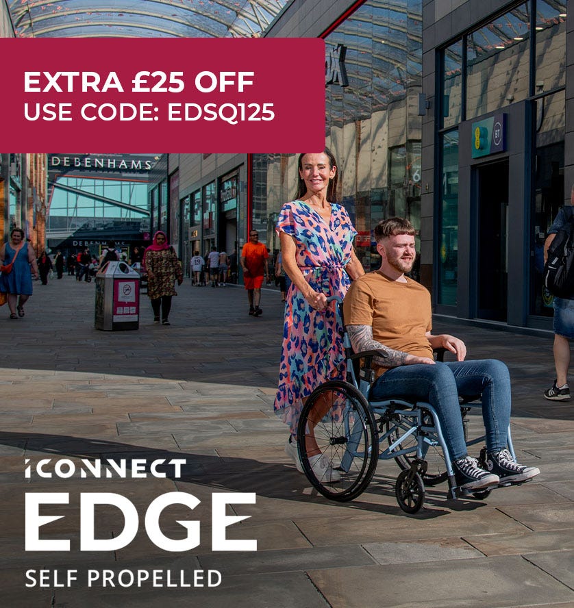 iCONNECT Edge Self-Propelled Wheelchair