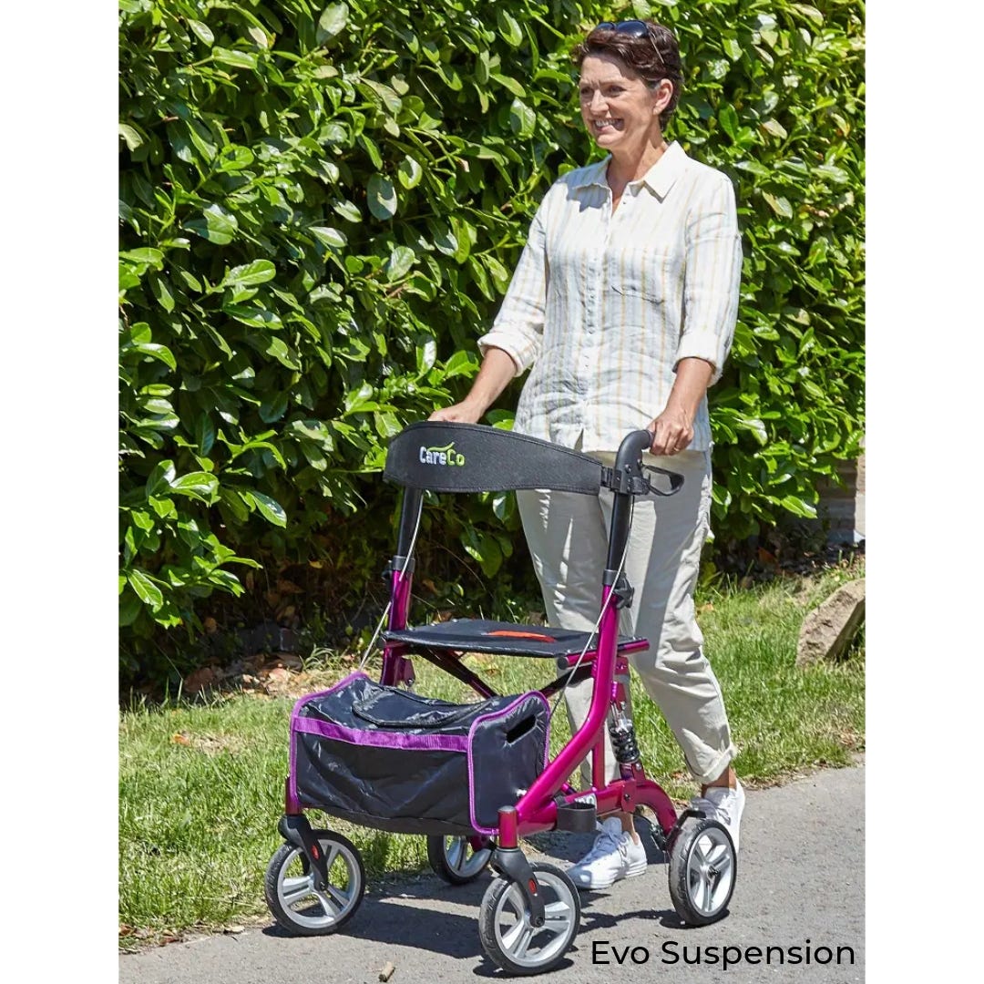 Evo suspension rollator