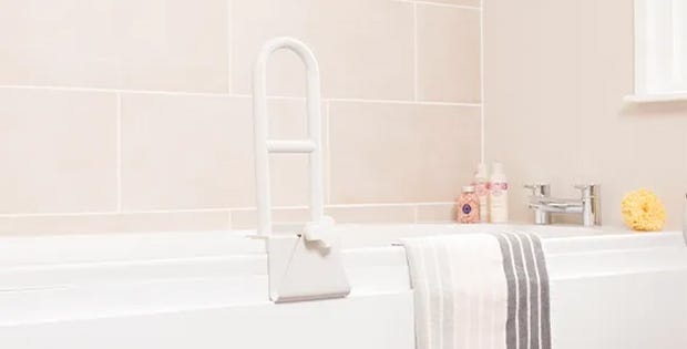 Clamp On Bath Rail