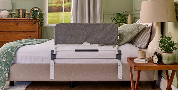 Securus Bed Rail on bed