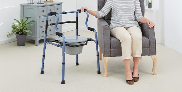 Vida 2in1 Walker and Commode