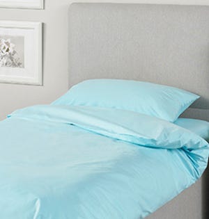 blue waterproof bed sheets