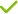 green tick