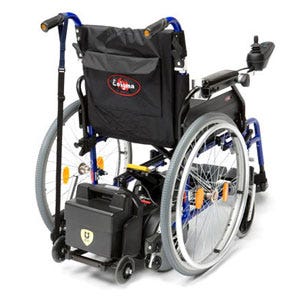 Wheelchair with a powerpack