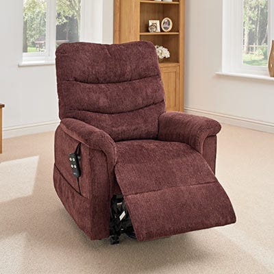 fabric leather riser recliner