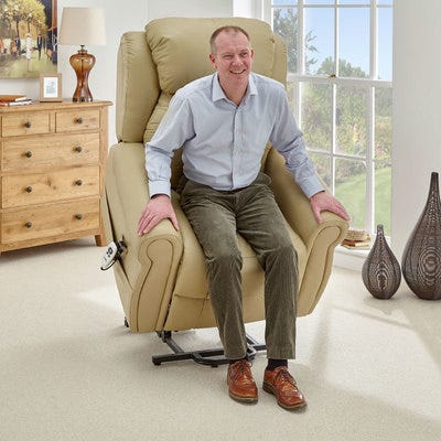 Lynton Rise Recliner Chair with Heat and Massage