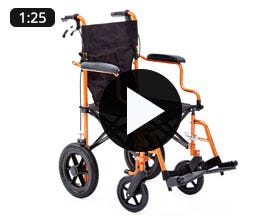 Compact Lite Folding Travel Wheelchair