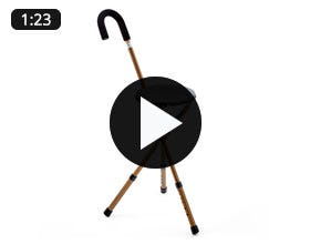 Triniti Walking Stick with Seat