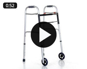 Zimma Folding Walker with Wheels